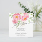 春ベビーイン開花招待状 招待状 (スタンド正面)