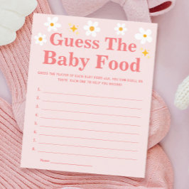 春ベビーシャワーゲーム推測ベビーフードゲーム