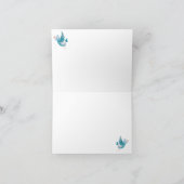 春ベビーシャワーサンキューカード サンキューカード (内部)