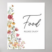 春ベビー開花ベビーシャワー食品 ポスター (正面)