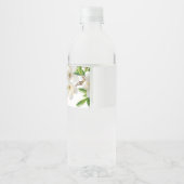 春ベビー開花ベビーシャワー ペットボトルラベル (裏面)