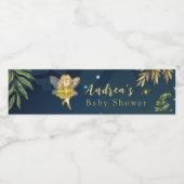 春ベビー開花ベビーシャワー ペットボトルラベル (シングルラベル)