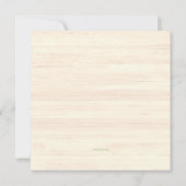 春ベリーリースフォト招待状 招待状 (裏面)