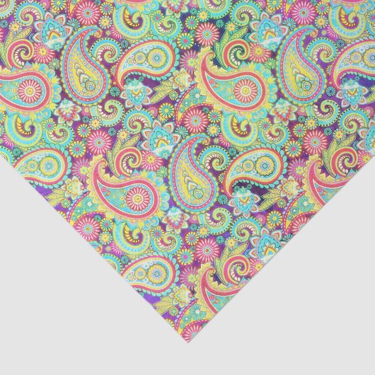 春ペイズリー 薄葉紙 (詳細)