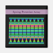 春ペルー配列 マグネット (正面)