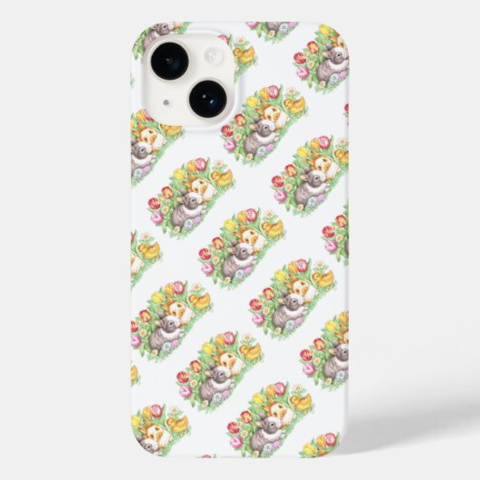 春ホリデーイースターバニー Case-Mate iPhoneケース (裏面)