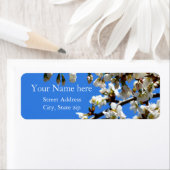 春ホワイトさくらんぼの花 ラベル (インサイチュ)