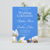 春ホワイトさくらんぼの花 招待状 (スタンド正面)