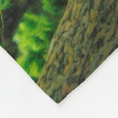 春ホワイトテールファウンとマザーディアー フリースブランケット (角)