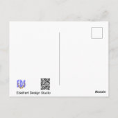 春ホーカードラゴンフライDIYはがき ポストカード (裏面)
