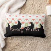 春ホームデコールウィズバンニー ランバークッション (ブランケット)