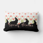 春ホームデコールウィズバンニー ランバークッション (正面)