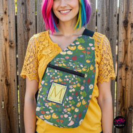 春ボタニカルモノグラム スリングバッグ