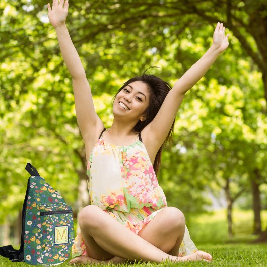 春ボタニカルモノグラム スリングバッグ