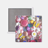 春ボタン マグネット (正面/裏面)