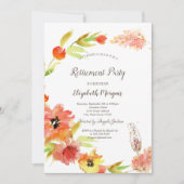 春ボホフラワーズガラスリタイア 招待状 (正面)