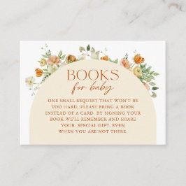 春ボホフラワーズベビーシャワーブックリクエスト エンクロージャーカード