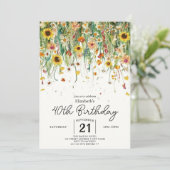 春ボホワイルドフラワーズ40歳 招待状 (スタンド正面)