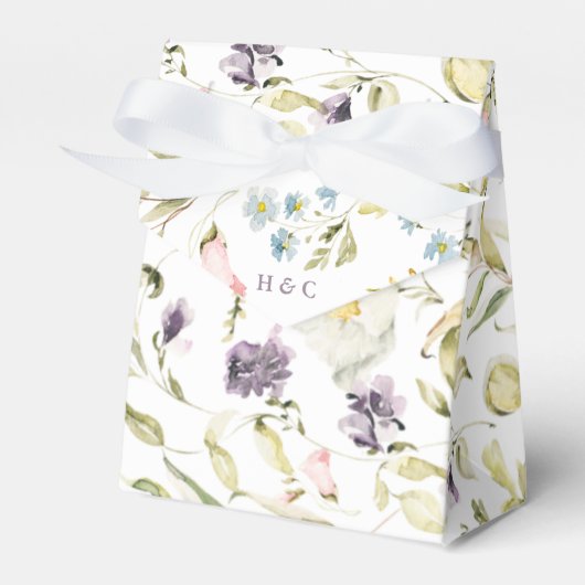 春ボホワイルドフラワーパンパ結婚ス フェイバーボックス (正面サイド)