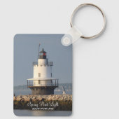 春ポイントサウスポートランドメインライトハウス キーホルダー (裏面)