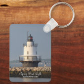 春ポイントサウスポートランドメインライトハウス キーホルダー (裏面)