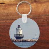 春ポイントライトとポートランドヘッドライト キーホルダー (正面)