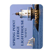 春ポイントレッジライトハウスフォトマグネット マグネット (縦)