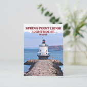 春ポイントレッジライトハウスメインポストカード ポストカード (スタンド正面)