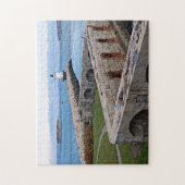 春ポイント棚の灯台、メインのパズル ジグソーパズル (縦)