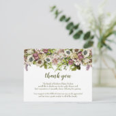 春ポピーズお見舞いのカードに感謝します サンキューカード (スタンド正面)