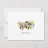 春ポピーズお見舞いのカードに感謝します サンキューカード (裏面)