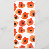 春ポピー結婚フラワーズメニュー メニュー (裏面)