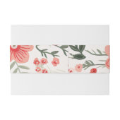 春ポピー結婚式招待状スイートベリーバンド 招待状ベリーバンド (裏面例)