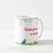 春マグカップ – 花の開花は希望する –  コーヒーマグカップ (正面右)