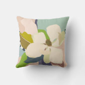 春マグノリアカラーブロックフローリスト クッション (裏面)