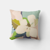 春マグノリアカラーブロックフローリスト クッション (正面)