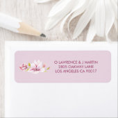 春マグノリアス水彩フローラ ラベル (インサイチュ)