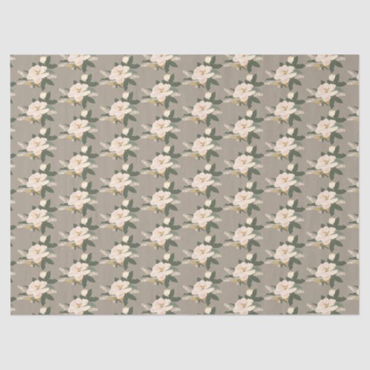 春マグノリアフラワーブーケ 薄葉紙 (正面)