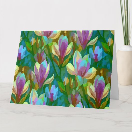 春マグノリア カード (正面)