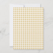 春マザーグースとゴスリング赤ちゃんシャワー 招待状 (裏面)