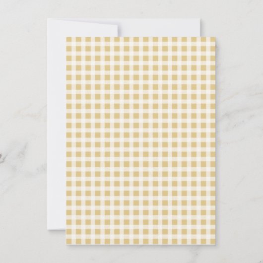 春マザーグースとゴスリング赤ちゃんシャワー 招待状 (裏面)