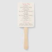 春マスタードイエローパープルメドウフラワー結婚ズ ハンドファン (裏面)