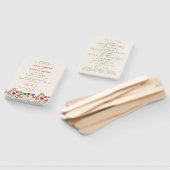 春マスタードイエローパープルメドウフラワー結婚ズ ハンドファン (組立なし)