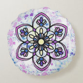 春マンダララウンドピロー ラウンドクッション (裏面)