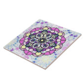 春マンダラAセラミックタイル タイル (側面)