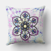 春マンダ装飾用クッション クッション (裏面)