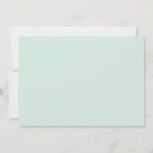 春ミントコンフェッティドット 卒業パーティー招待状 招待状 (裏面)