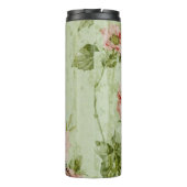 春ミントピンクフローラパリフランスのエッフェルタワー タンブラー (裏面)