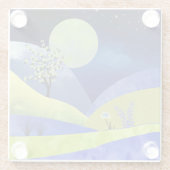 春ムーンライズ ガラスコースター (裏面)