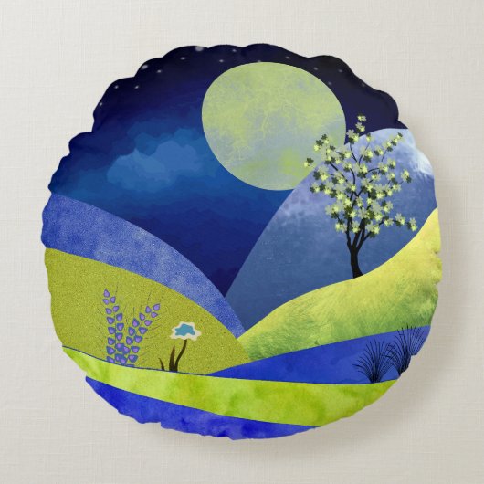 春ムーンライズ ラウンドクッション (正面)